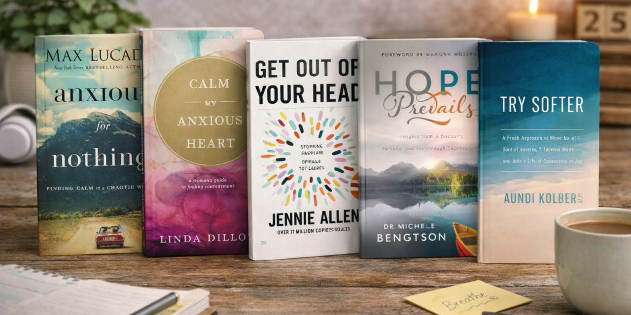 Best Christian Books for Anxiety and Overwhelm (Midlife-Friendly)
