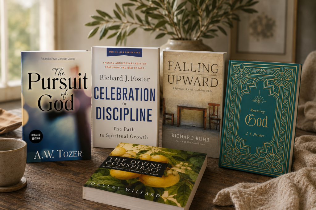 Christian Spiritual Growth Books for the Second Half of Life | Finding Purpose After 40 (Faith-Forward)