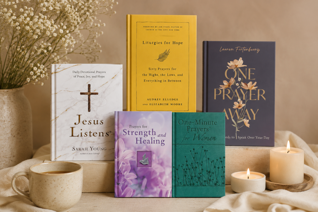 Best Prayer Books for Anxiety + Overwhelm (Guided Prayers When You Don’t Know What to Pray)