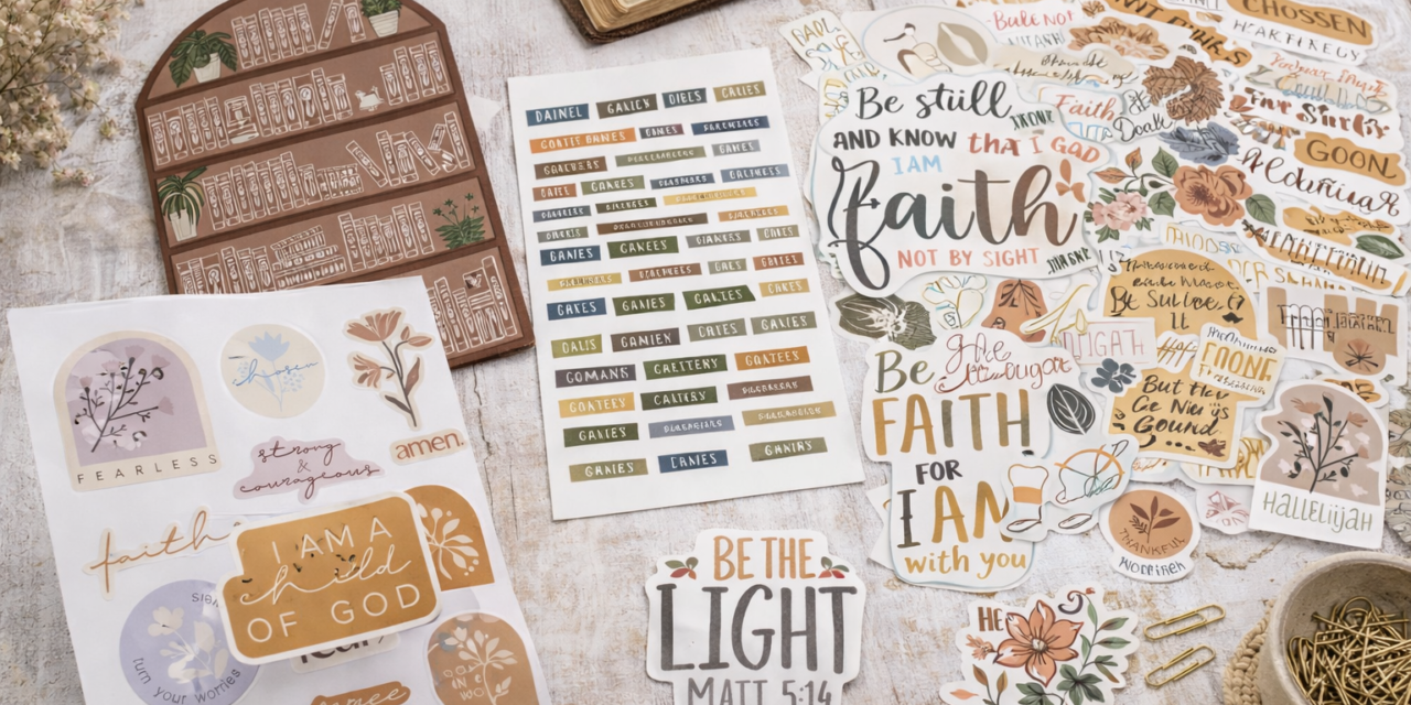 Best Christian Stickers for Bible Journaling