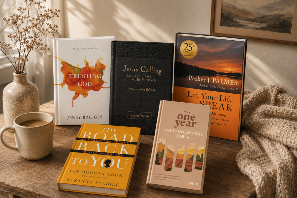 Best Books, Journals, and Devotionals for Trusting God in Seasons of Change After 40